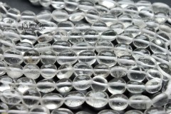 Горный хрусталь, галтовка 9x13 мм, набор 9 см