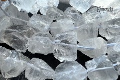Кварц белый, куски необработанные средние, набор 9 см 