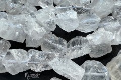 Кварц белый, куски необработанные средние, набор 9 см 