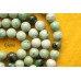 Гранат зеленый (Гроссуляр), шар гладкий 8 мм, набор 12 бусин
