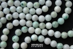 Кварц с хризоколлой, шар гладкий 6,5 мм, набор 15 бусин Кварц с хризоколлой, шар гладкий 6,5 мм, набор 15 бусин