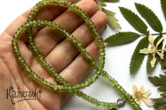 Хризолит, граненый рондель, набор 4 см Хризолит, граненый рондель, набор 4 см