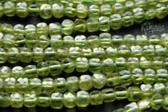 Хризолит, кубик 3,5мм, набор 9,5 см Хризолит, кубик 3,5мм, набор 9,5 см