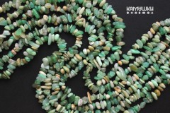 Хризопраз, крошка яркая, мелкая набор 9,5 см