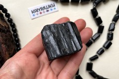Коллекционный минерал, черный турмалин (шерл), №К0559 Коллекционный минерал, черный турмалин (шерл), №К0559
