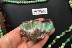 Коллекционный минерал, хризопраз, №К0538 Коллекционный минерал, хризопраз, №К0538