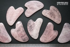 Коллекционный минерал, розовый кварц, гуаша Коллекционный минерал, розовый кварц, гуаша