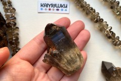 Коллекционный минерал, дымчатый кварц (раухтопаз), №К0749