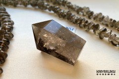 Коллекционный минерал, дымчатый кварц (раухтопаз), №К0755 Коллекционный минерал, дымчатый кварц (раухтопаз), №К0755