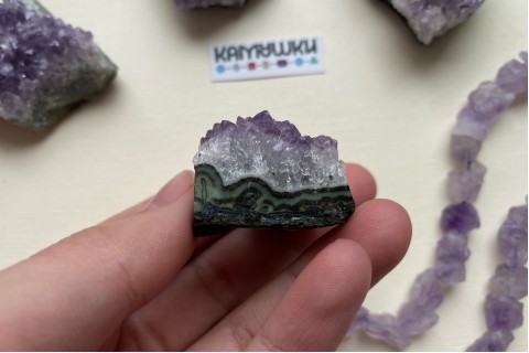 Коллекционный минерал, аметист, №К0924