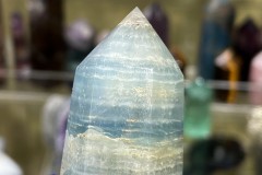 Коллекционный минерал, голубой кальцит, №К0087