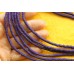 Рондели из каучука, фиолетовые 4 мм, набор 19 см