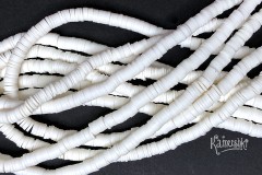 Рондели из каучука, белые, 6 мм, набор 20 см Рондели из каучука, белые, 6 мм, набор 20 см