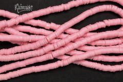 Рондели из каучука, светло-розовые, 6 мм, набор 20 см Рондели из каучука, светло-розовые, 6 мм, набор 20 см