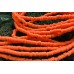 Рондели из каучука, оранжевые 4 мм, набор 19 см