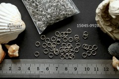 Колечко-соединительное 5 мм, сталь №1504S-0920, 10 шт Колечко-соединительное 5 мм, сталь №1504S-0920, 10 шт