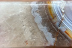Коллекционный минерал, аметист с агатом, №К0473 Коллекционный минерал, аметист с агатом, №К0473
