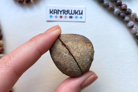 Коллекционный минерал, агат, две половинки, №К0766