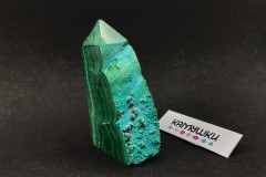 Коллекционный минерал, малахит с хризоколлой, №К0342