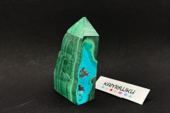 Коллекционный минерал, малахит с хризоколлой, №К0342