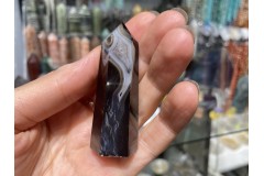 Коллекционный минерал, черный агат, №К0249