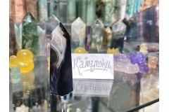 Коллекционный минерал, черный агат, №К0249
