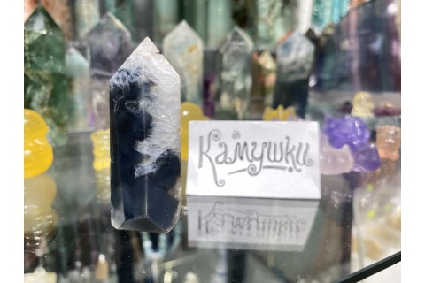 Коллекционный минерал, черный агат, №К0250
