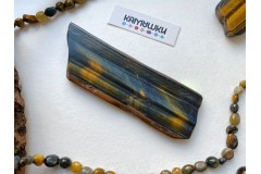 Коллекционный минерал, соколиный и тигровый глаз, №К0451 Коллекционный минерал, соколиный и тигровый глаз, №К0451