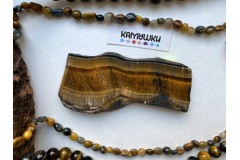 Коллекционный минерал, соколиный и тигровый глаз, №К0458