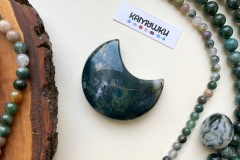 Коллекционный минерал, агат моховой, №К0424