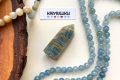 Коллекционный минерал, голубой кальцит, №К0432