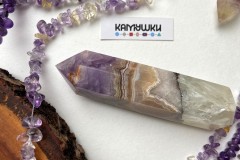 Коллекционный минерал, аметист с агатом, №К0437