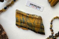 Коллекционный минерал, тигровый и соколиный глаз, №К0450