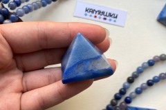 Коллекционный минерал, кварц с включениями дюмортьерита, №К0410
