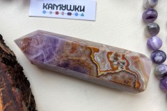 Коллекционный минерал, аметист с агатом, №К0388