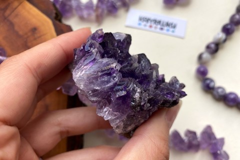 Коллекционный минерал, аметист, №К0406