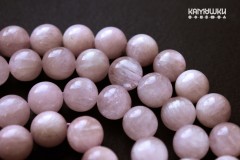 Кунцит светлый, шар гладкий 10,5 мм, набор 4 бусины Кунцит светлый, шар гладкий 10,5 мм, набор 4 бусины