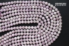 Кунцит светлый, шар гладкий 8,5 мм, набор 5 бусин