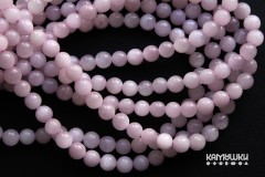 Кунцит яркий, шар гладкий 6,5 мм, набор 15 бусин Кунцит яркий, шар гладкий 6,5 мм, набор 15 бусин