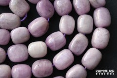Кунцит яркий, галтовка 11х15 мм, набор 6 бусин Кунцит яркий, галтовка 11х15 мм, набор 6 бусин