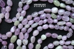 Кунцит и гидденит, галтовка, набор 9,5 см