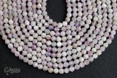 Кунцит, шар граненый 3 мм, набор 9,5 см Кунцит, шар граненый 3 мм, набор 9,5 см