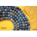 Кварц с включениями дюмортьерита (синий авантюрин), шар гладкий 8,5 мм, набор 11 бусин