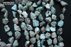 Ларимар, необработанные кусочки, набор 9 см Ларимар, необработанные кусочки, набор 9 см