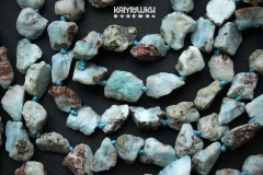 Ларимар, необработанные кусочки, набор 9 см Ларимар, необработанные кусочки, набор 9 см