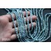 Ларимар, шар граненый 4 мм, набор 9,5 см