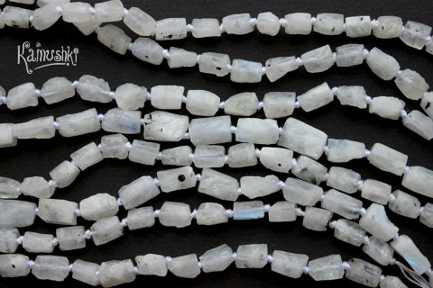 Лунный камень, прямоугольные кусочки, мелкие, набор 9,5 см