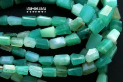 Опал перуанский, кусочки произвольной огранки, набор 5 бусин Опал перуанский, кусочки произвольной огранки, набор 5 бусин