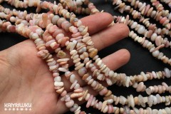 Опал розовый, крошка светлая, набор 9,5 см