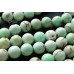 Опал зеленый, шар гладкий 10 мм, набор 8 бусин